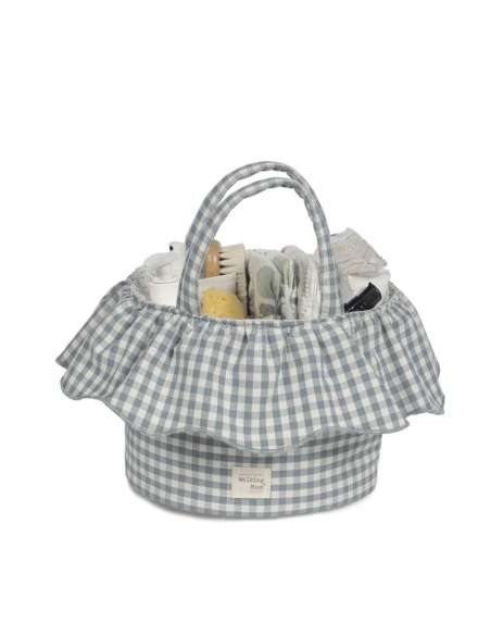 Cesta Organizadora Cuadro Vichy Matcha col. Praliné 1120800743 Walking Mum