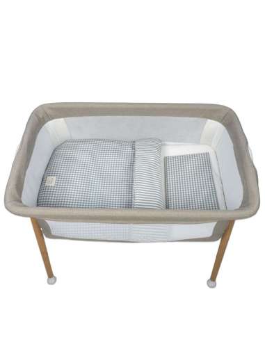 Set Vestidura minicuna edredón+...