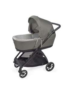 Interior Capazo Varillas Cuadro Vichy Matcha col. Praliné...