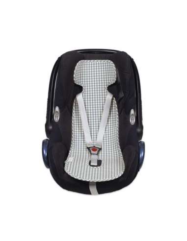 Colchoneta Silla de Auto Cuadro Vichy...