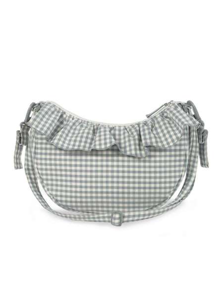 Bolso Crossbody Góndola Cuadro Vichy Matcha col. Praliné 1120800673 Walking Mum