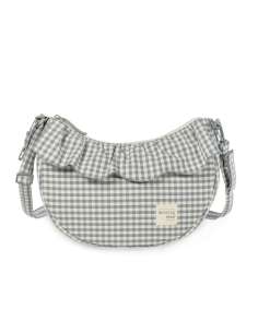 Bolso Crossbody Góndola Cuadro Vichy Matcha col. Praliné...