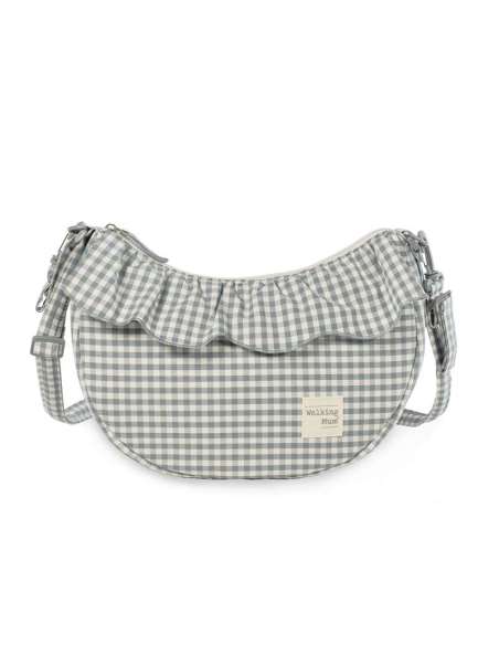 Bolso Crossbody Góndola Cuadro Vichy Matcha col. Praliné 1120800673 Walking Mum