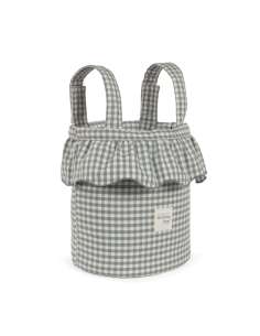 Bolso Bucket Cuadro Vichy Matcha col. Praliné 1120800805... 2