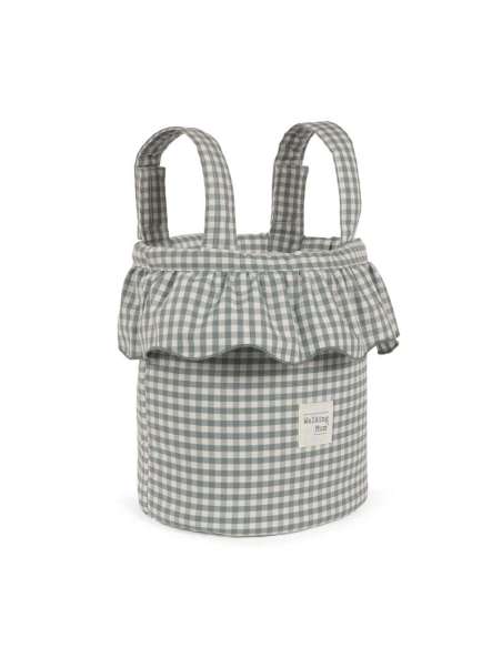 Bolso Bucket Cuadro Vichy Matcha col. Praliné 1120800805 Walking Mum
