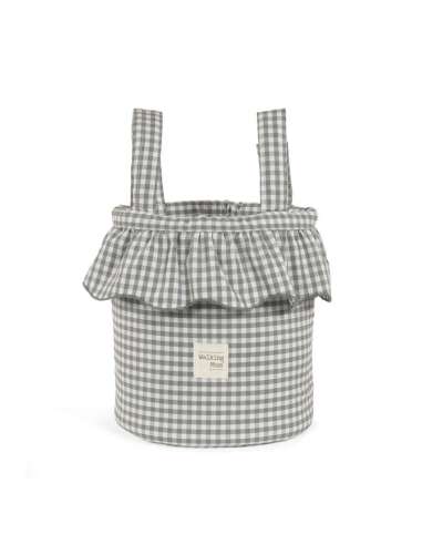 Bolso Bucket Cuadro Vichy Matcha col....