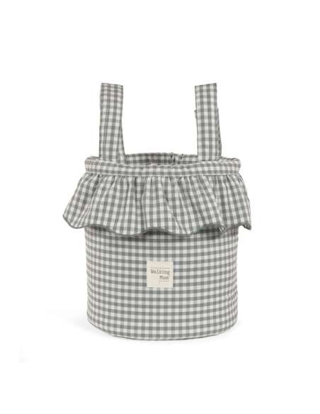 Bolso Bucket Cuadro Vichy Matcha col. Praliné 1120800805 Walking Mum