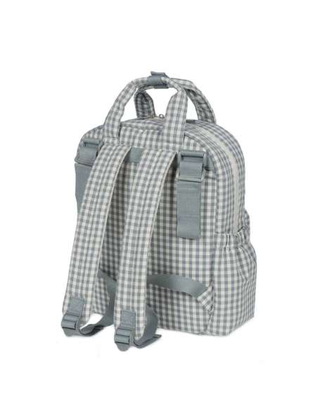 Mochila Cuadro Vichy Matcha col. Praliné 1120800669 Walking Mum