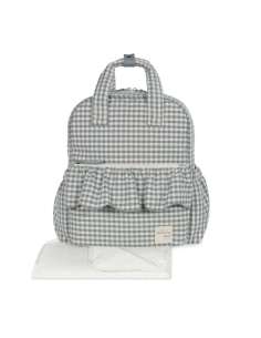 Mochila Cuadro Vichy Matcha col. Praliné 1120800669...