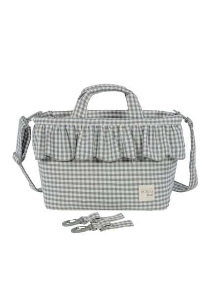 Bolso Organizador Cuadro Vichy Matcha col. Praliné 1120800665 Walking Mum