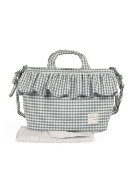 Bolso Organizador Cuadro Vichy Matcha col. Praliné 1120800665 Walking Mum