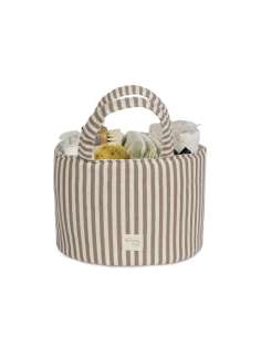 Cesta Organizadora Rayas Moka col. Praliné 1120800744... 2