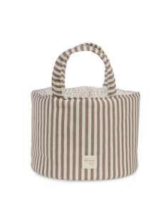 Cesta Organizadora Rayas Moka col. Praliné 1120800744...