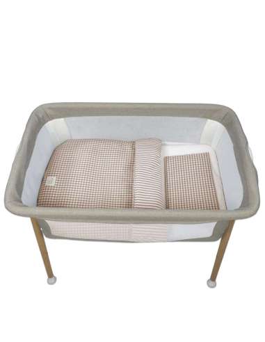 Set Vestidura minicuna edredón+...