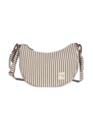 Bolso Crossbody Góndola Rayas Moka...
