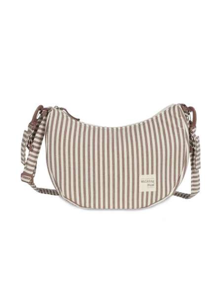 Bolso Crossbody Góndola Rayas Moka col. Praliné 1120800674 Walking Mum