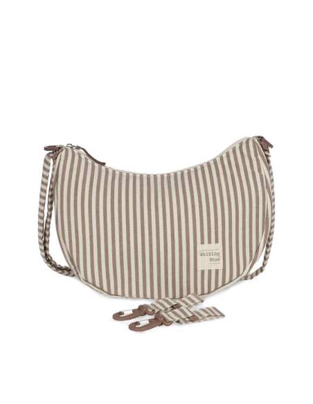 Bolso Crossbody Góndola Rayas Moka col. Praliné 1120800674 Walking Mum