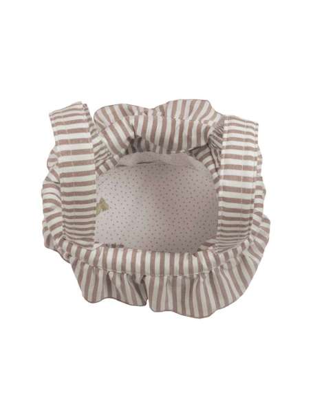 Bolso Bucket Rayas Moka col. Praliné 1120800806 Walking Mum