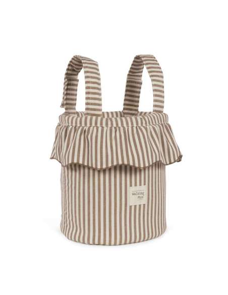 Bolso Bucket Rayas Moka col. Praliné 1120800806 Walking Mum
