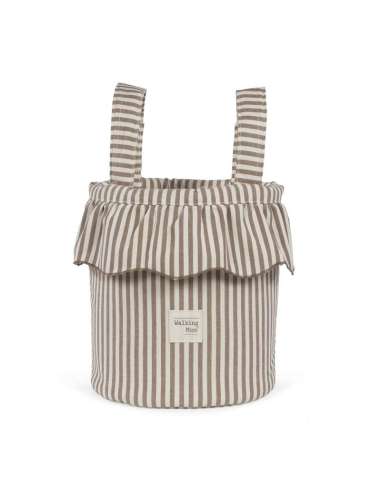 Bolso Bucket Rayas Moka col. Praliné...
