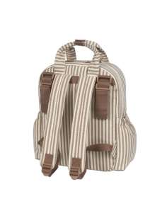Mochila Rayas Moka col. Praliné 1120800670 Walking Mum 2