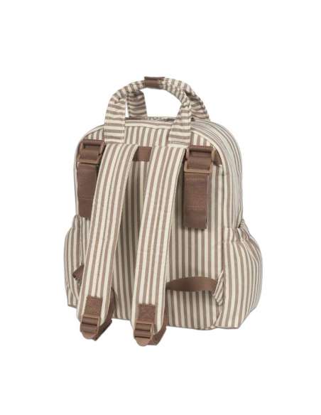 Mochila Rayas Moka col. Praliné 1120800670 Walking Mum