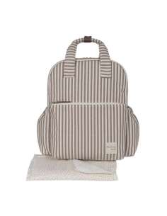 Mochila Rayas Moka col. Praliné 1120800670 Walking Mum
