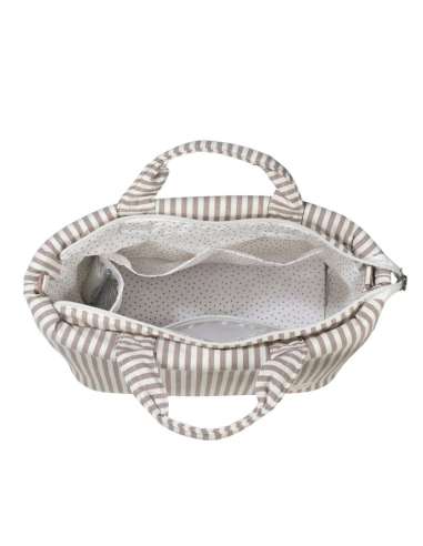 Bolso Organizador Rayas Moka col....