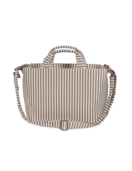 Bolso Organizador Rayas Moka col. Praliné 1120800666 Walking Mum