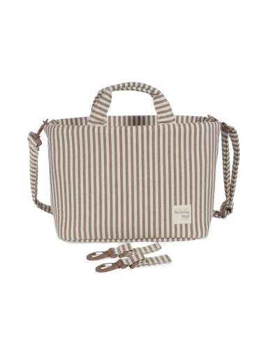 Bolso Organizador Rayas Moka col....