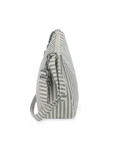 Bolso Crossbody Góndola Rayas Matcha...