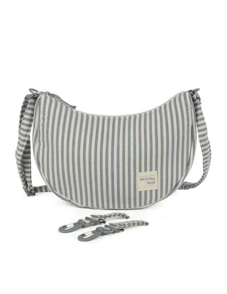 Bolso Crossbody Góndola Rayas Matcha col. Praliné 1120800675 Walking Mum