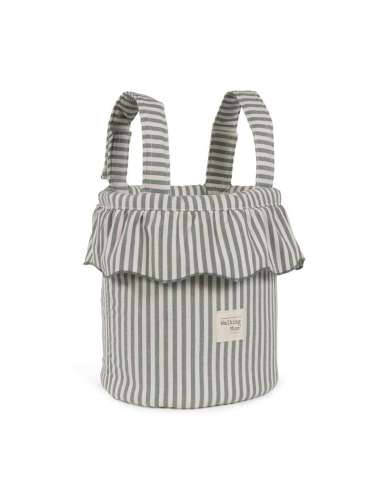 Bolso Bucket Rayas Matcha col....