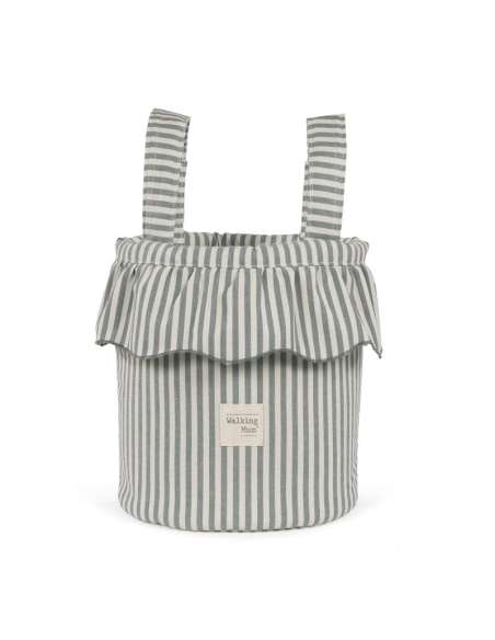 Bolso Bucket Rayas Matcha col. Praliné 1120800807 Walking Mum