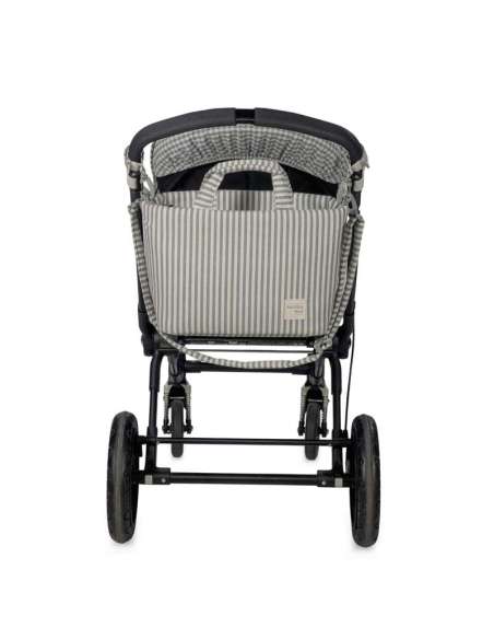 Bolso Organizador Rayas Matcha col. Praliné 1120800667 Walking Mum