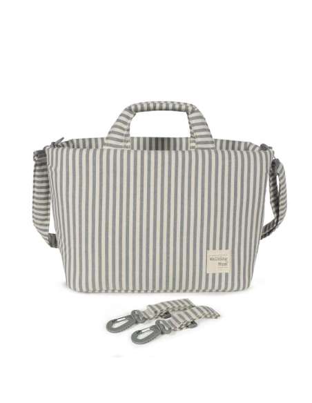 Bolso Organizador Rayas Matcha col. Praliné 1120800667 Walking Mum
