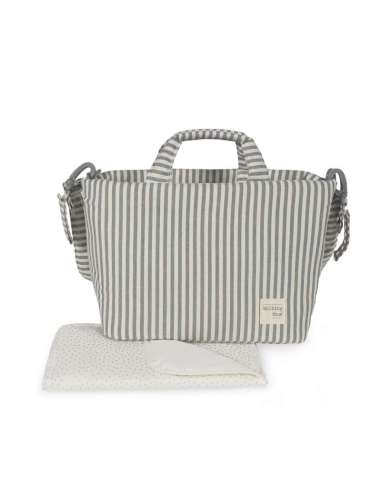 Bolso Organizador Rayas Matcha col....