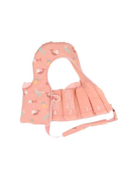Chaleco Flotador Aprendizaje Monnëka Mermaid Cats Talla 1-2 años Tutete