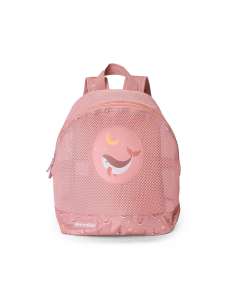 Mochila Infantil Antiarena Monnëka Whale Pink Tutete