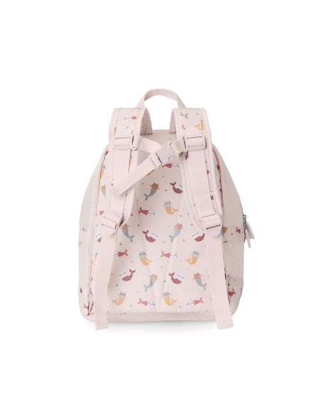 Mochila Infantil Antiarena Monnëka Mermaid Cats Tutete