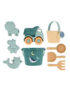 Set de Juguetes de Playa Monnëka Whale Teal Tutete