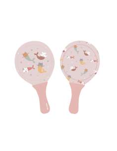 Palas de Playa Neopreno Monnëka Mermaid Cats con Pelota...