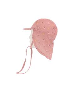 Gorro Playa Bebé Monnëka Whale Pink Tutete