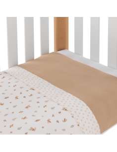 Funda Nórdica Minicuna 70x77x1cm Senda Beige Cambrass 2