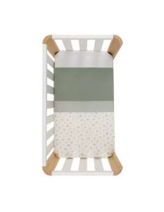 Funda Nórdica Minicuna 70x77x1cm Calma Verde Cambrass