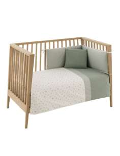 Juego 2 PCS.F. Nórdica Cuna 70 Calma Verde 110x170x3cm...