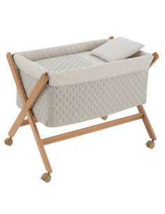 Minicuna Tijera Madera Tender Mint/Natural 55x87x74cm...