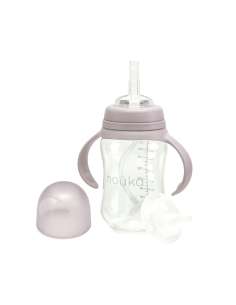 Taza Transitional con Pajita Flexible con Peso 240ml...