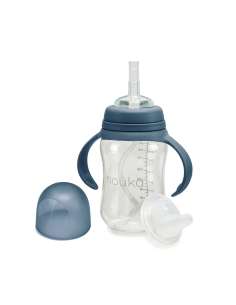 Taza Transitional con Pajita Flexible con Peso 240ml...