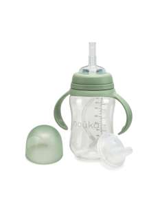 Taza Transitional con Pajita Flexible con Peso 240ml...